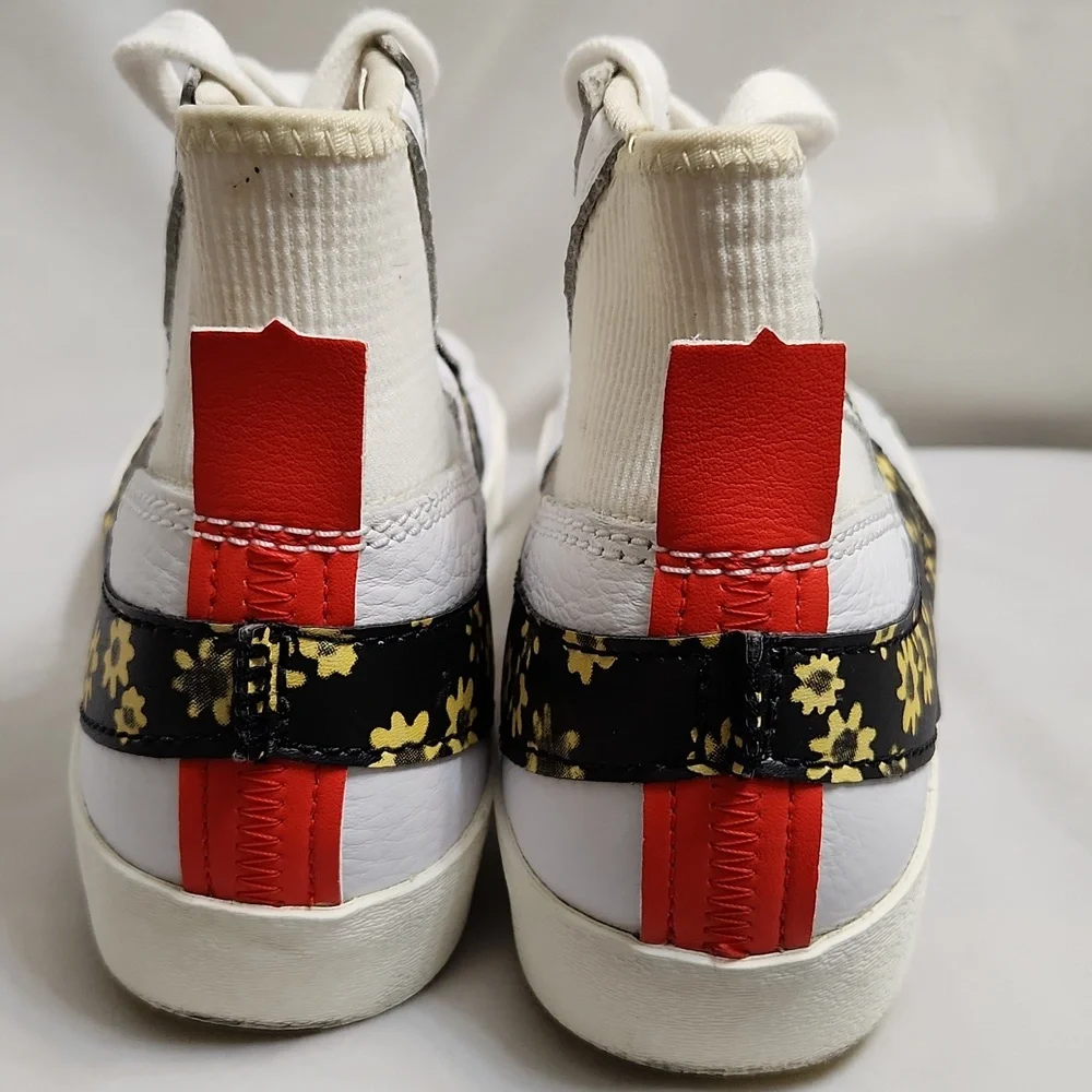 Nike Blazer '77 Jumbo Mid Sunflower Floral Hightop sneakers (m size 9) - Picture 9 of 13